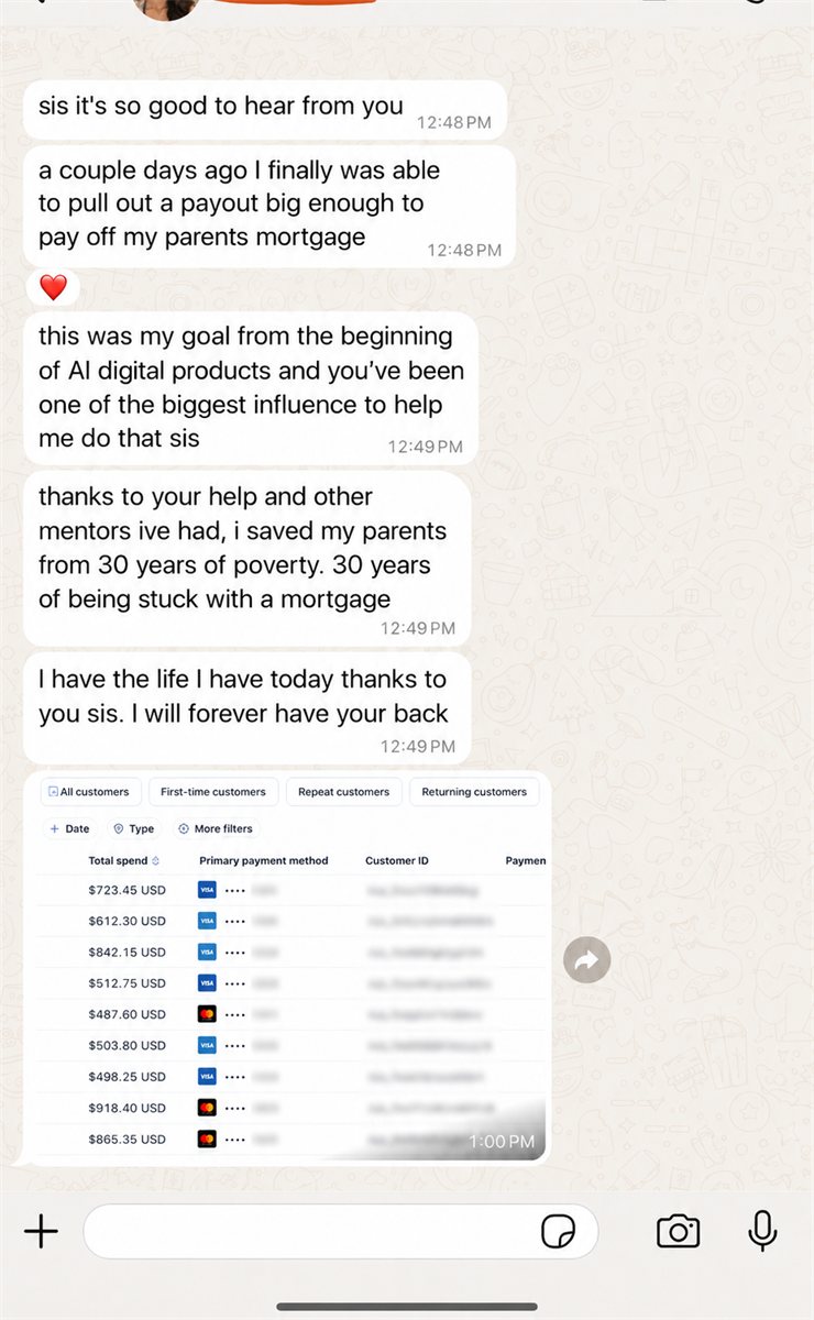Student testimonial